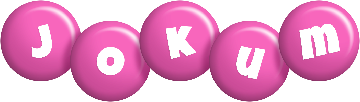 Jokum candy-pink logo
