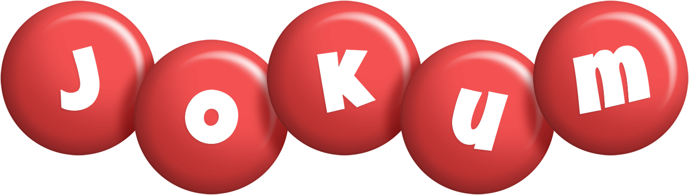 Jokum candy-red logo