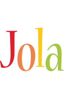 Jola birthday logo
