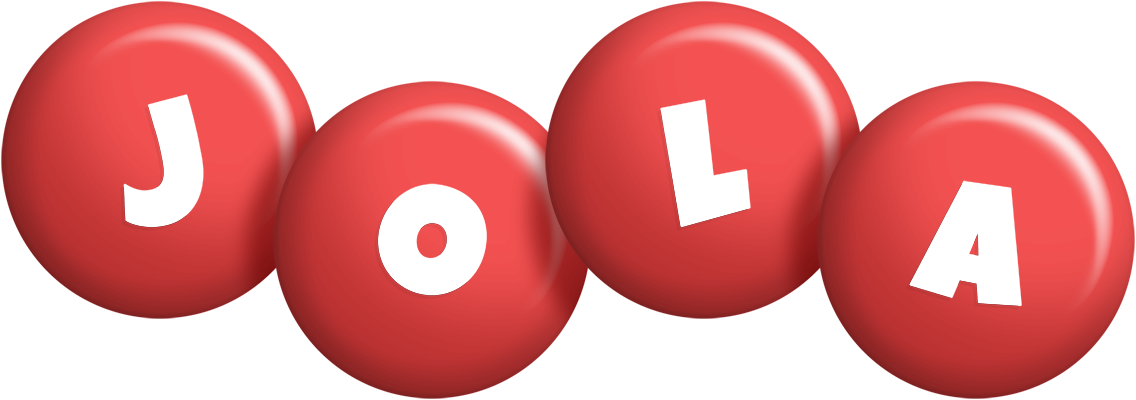 Jola candy-red logo