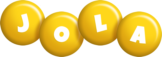 Jola candy-yellow logo