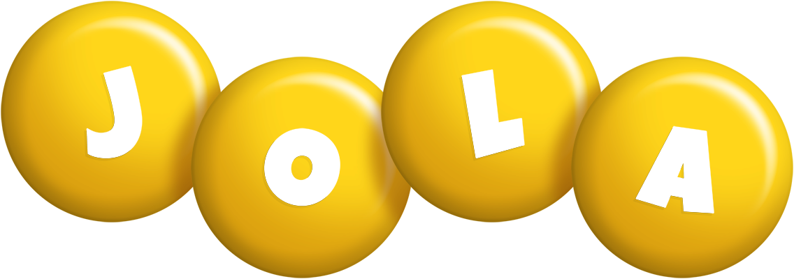 Jola candy-yellow logo