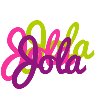 Jola flowers logo