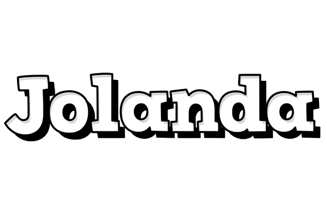 Jolanda snowing logo