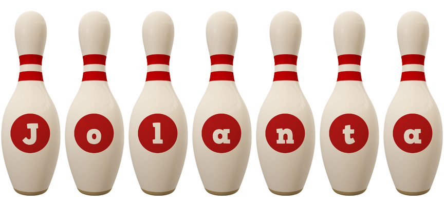 Jolanta bowling-pin logo