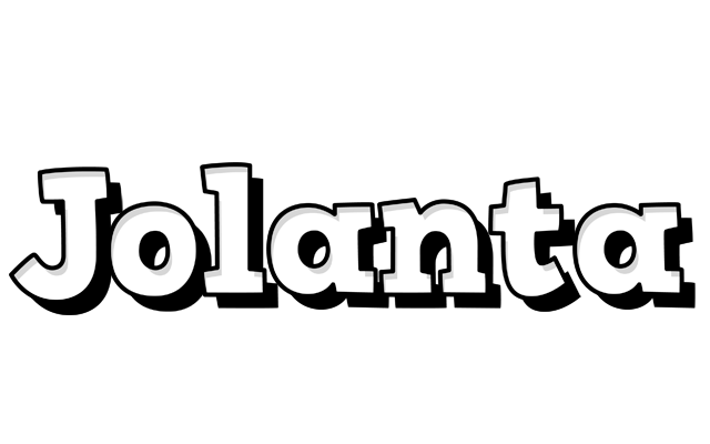 Jolanta snowing logo