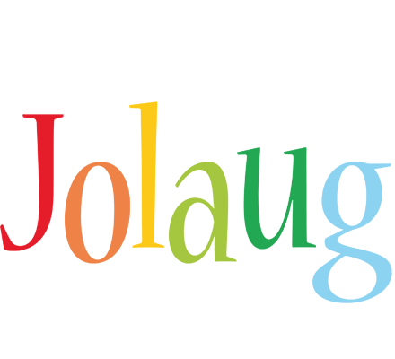 Jolaug birthday logo