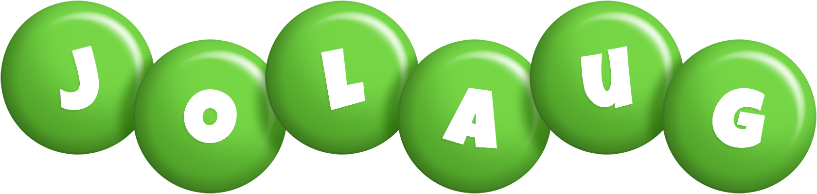 Jolaug candy-green logo