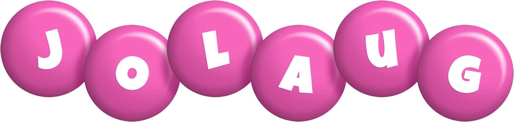Jolaug candy-pink logo