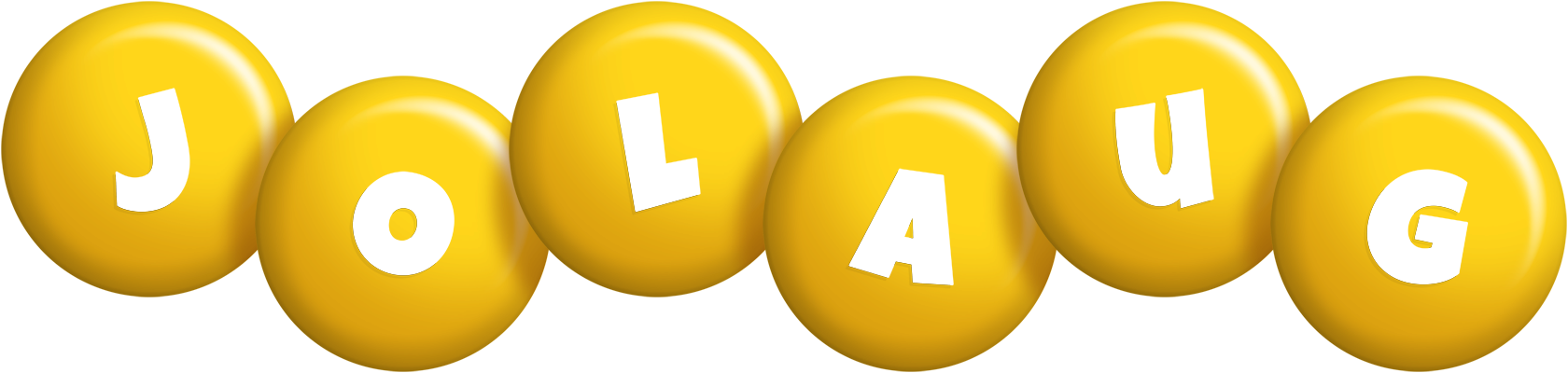 Jolaug candy-yellow logo