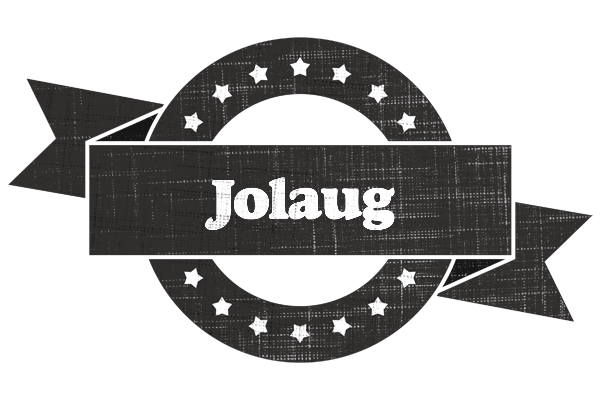 Jolaug grunge logo