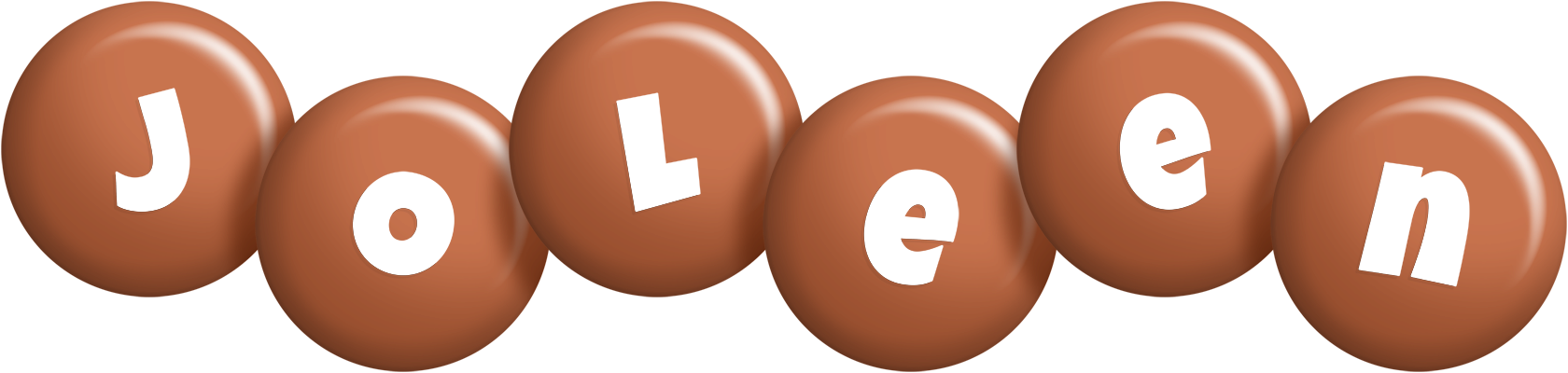 Joleen candy-brown logo