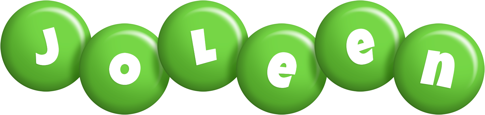 Joleen candy-green logo