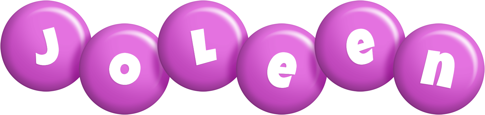 Joleen candy-purple logo