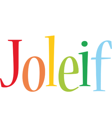 Joleif birthday logo
