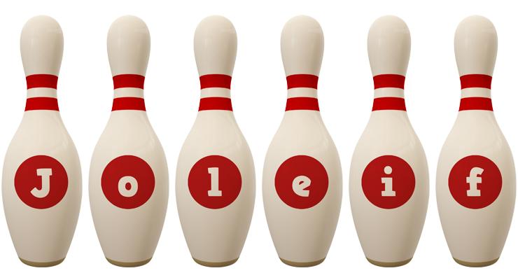 Joleif bowling-pin logo