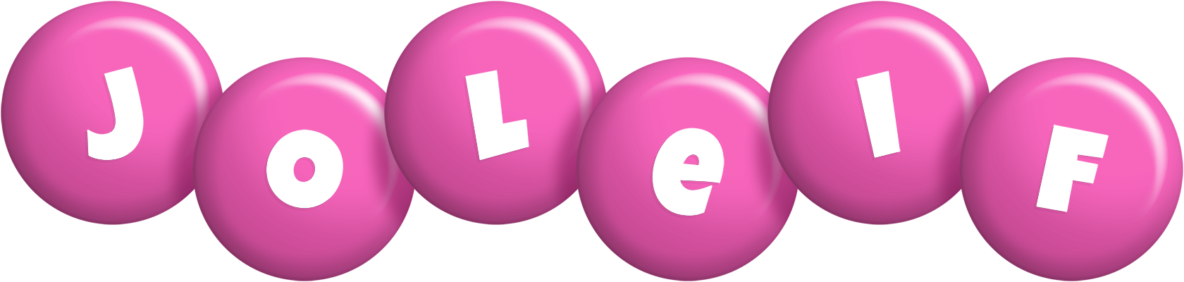 Joleif candy-pink logo