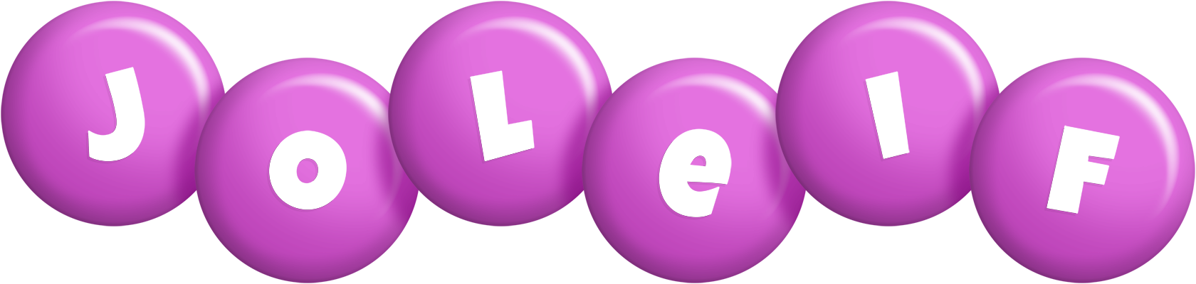 Joleif candy-purple logo