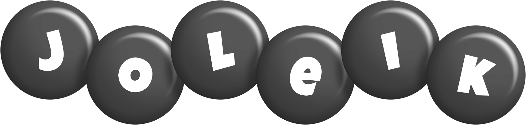 Joleik candy-black logo