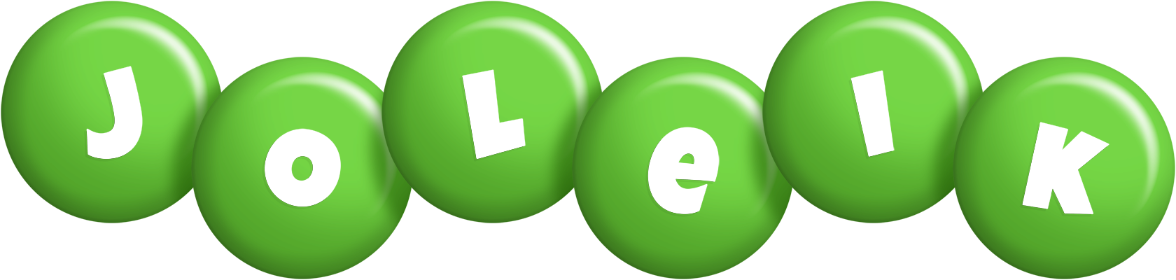 Joleik candy-green logo