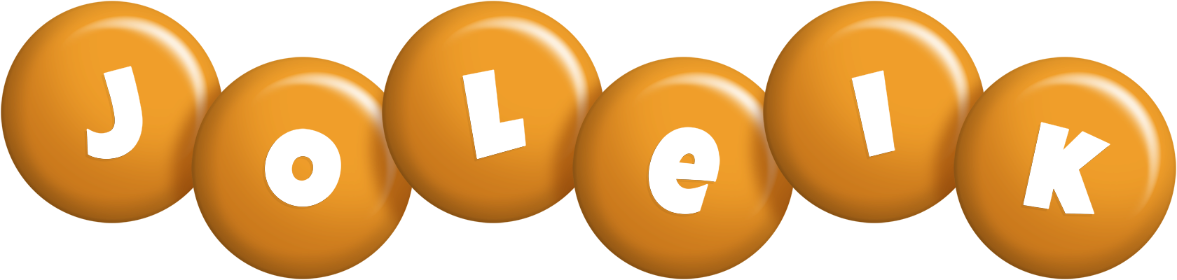 Joleik candy-orange logo