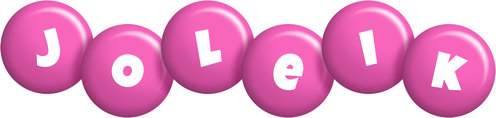 Joleik candy-pink logo