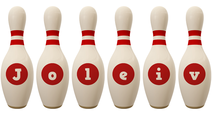 Joleiv bowling-pin logo