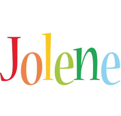 Jolene birthday logo