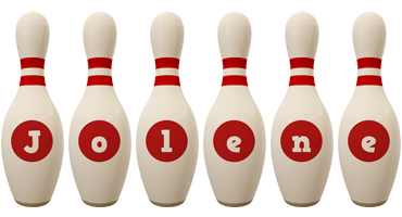 Jolene bowling-pin logo