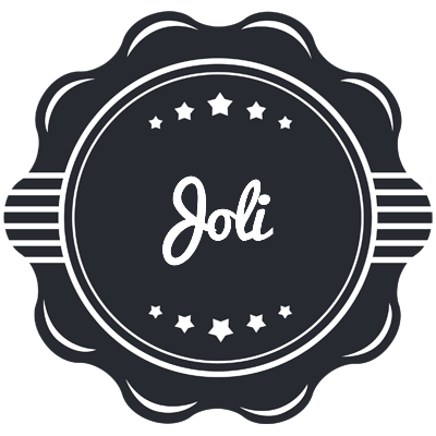 Joli badge logo
