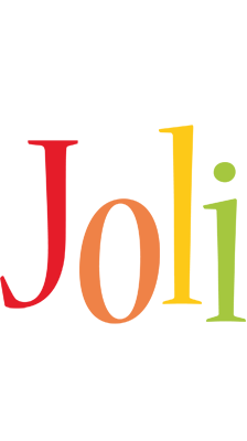 Joli birthday logo