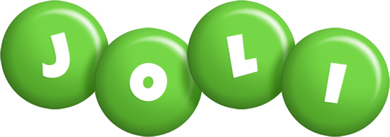 Joli candy-green logo