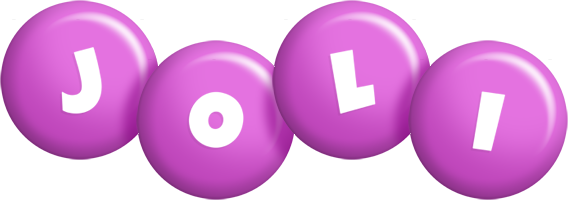 Joli candy-purple logo