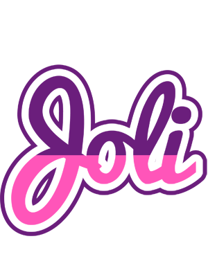 Joli cheerful logo