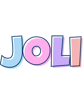 Joli pastel logo