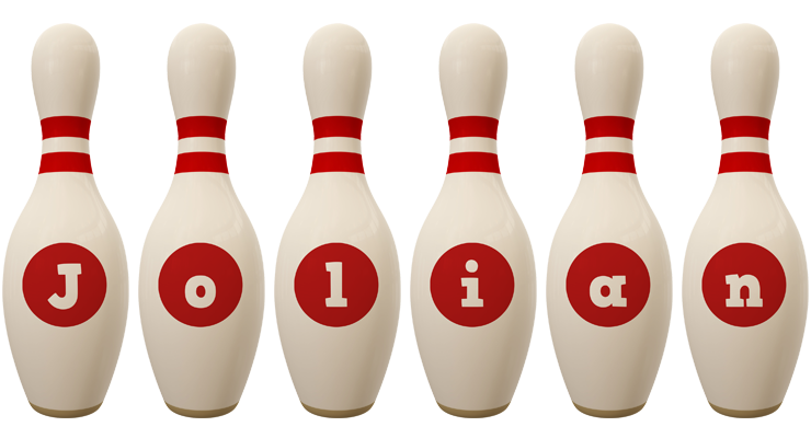 Jolian bowling-pin logo
