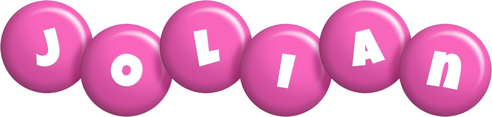 Jolian candy-pink logo