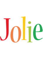 Jolie birthday logo