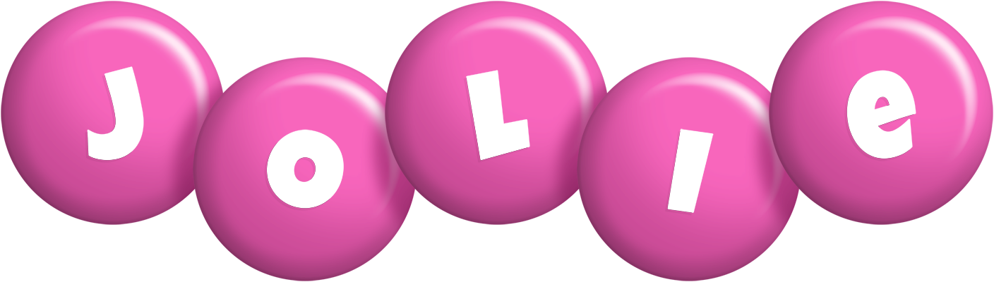 Jolie candy-pink logo