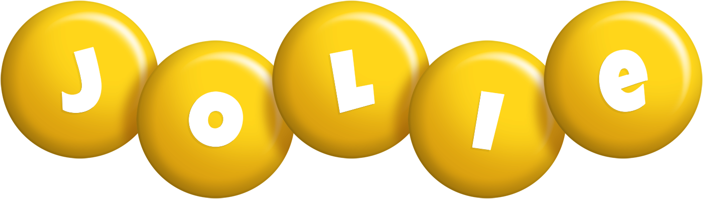 Jolie candy-yellow logo