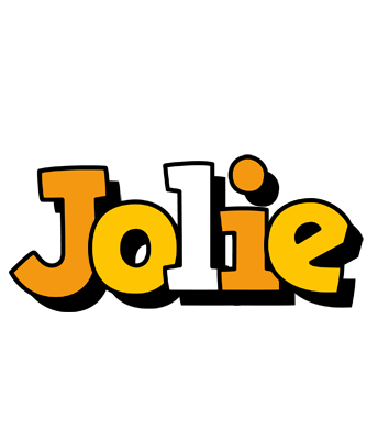 Jolie cartoon logo