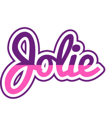 Jolie cheerful logo