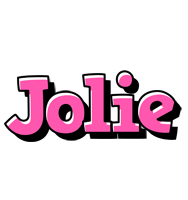 Jolie girlish logo