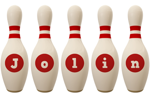 Jolin bowling-pin logo