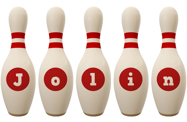 Jolin bowling-pin logo
