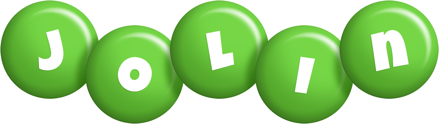 Jolin candy-green logo