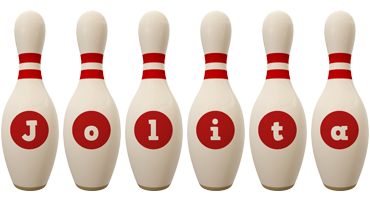 Jolita bowling-pin logo