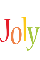 Joly birthday logo