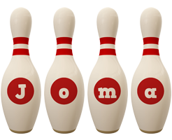 Joma bowling-pin logo