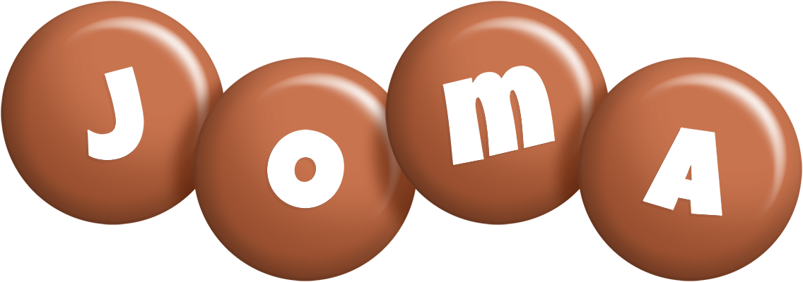 Joma candy-brown logo